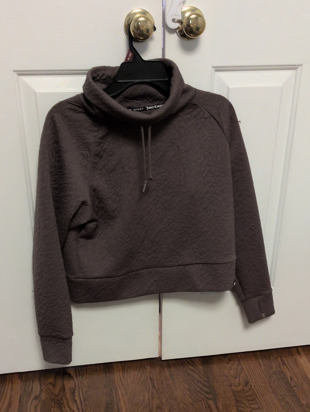 Juicy Couture Mauve Funnel Neck Pullover Sweater